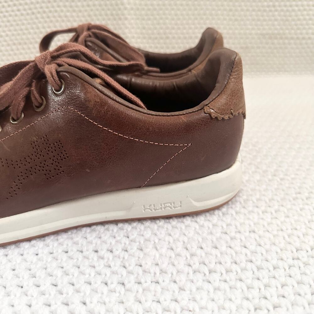 Kuru Men's Roam Clove Brown Leather Classic Court Sneaker Gum Sole Heel Men 9.5 - Picture 7 of 11